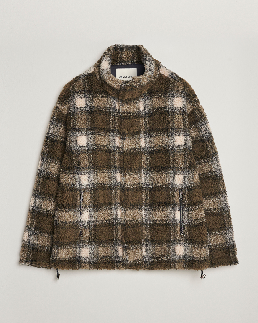 Homme | Pulls Et Tricots | GANT | Checked Shepra Fleece Full Zip Multi