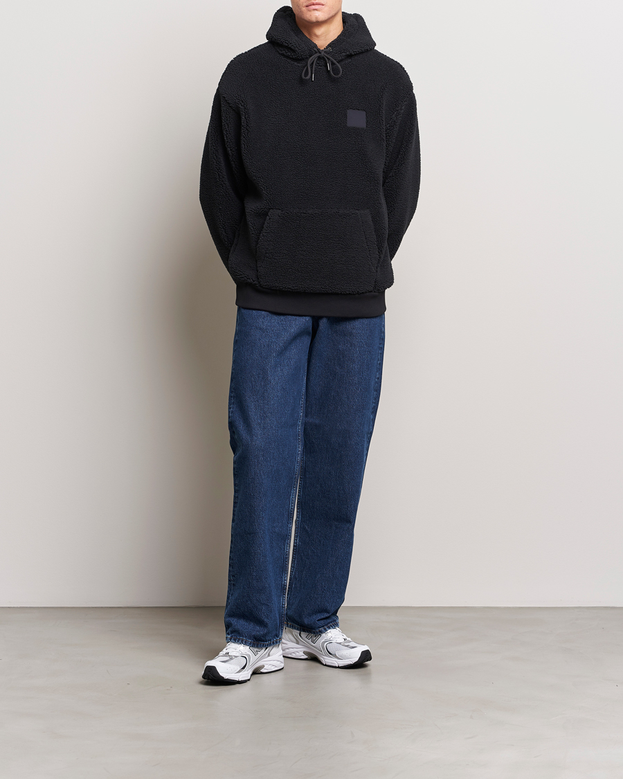 Homme | Pulls Et Tricots | GANT | Sherpa Fleece Hoodie Black