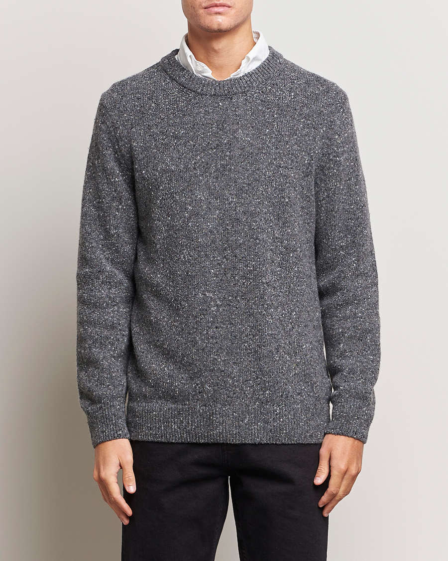 Homme | Pulls Et Tricots | GANT | Neps Donegal Crew Neck Sweater Antracite