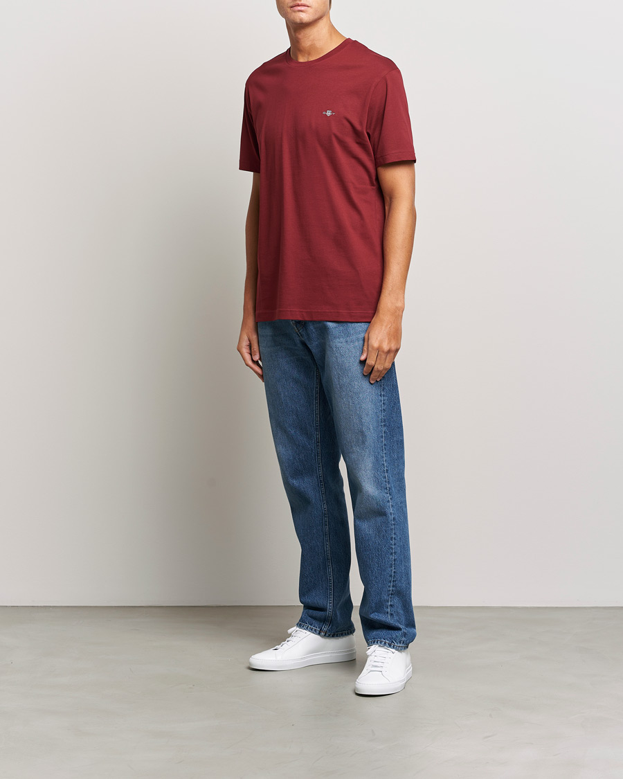 Heren | T-shirts | GANT | The Original T-shirt Plumped Red