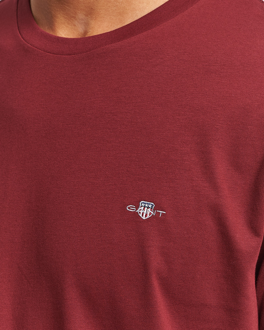 Heren | T-shirts | GANT | The Original T-shirt Plumped Red