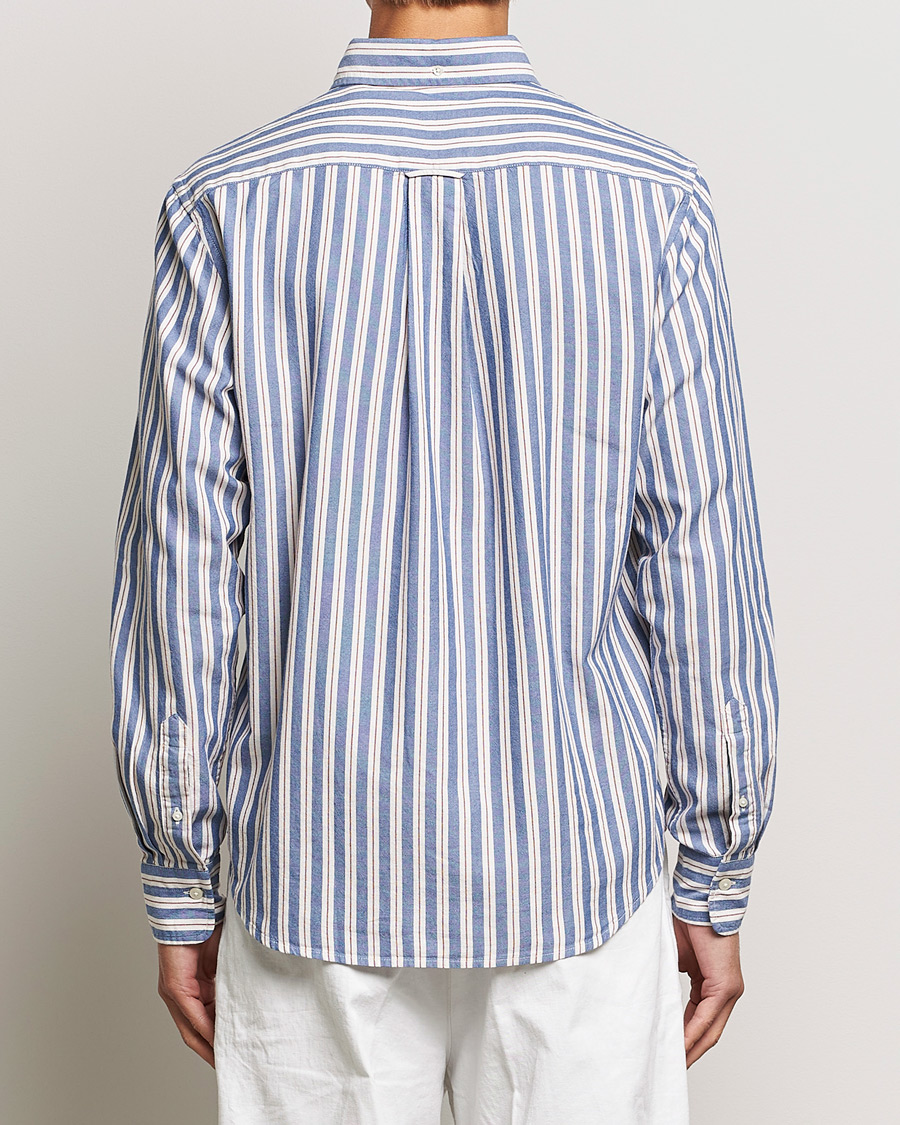Homme | Chemises | GANT | Regular Fit Archive Oxford Striped Shirt College Blue