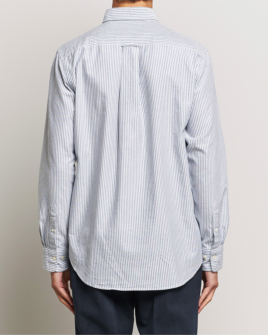 Homme | Chemises | GANT | Regular Fit Striped Oxford Shirt Persien Blue