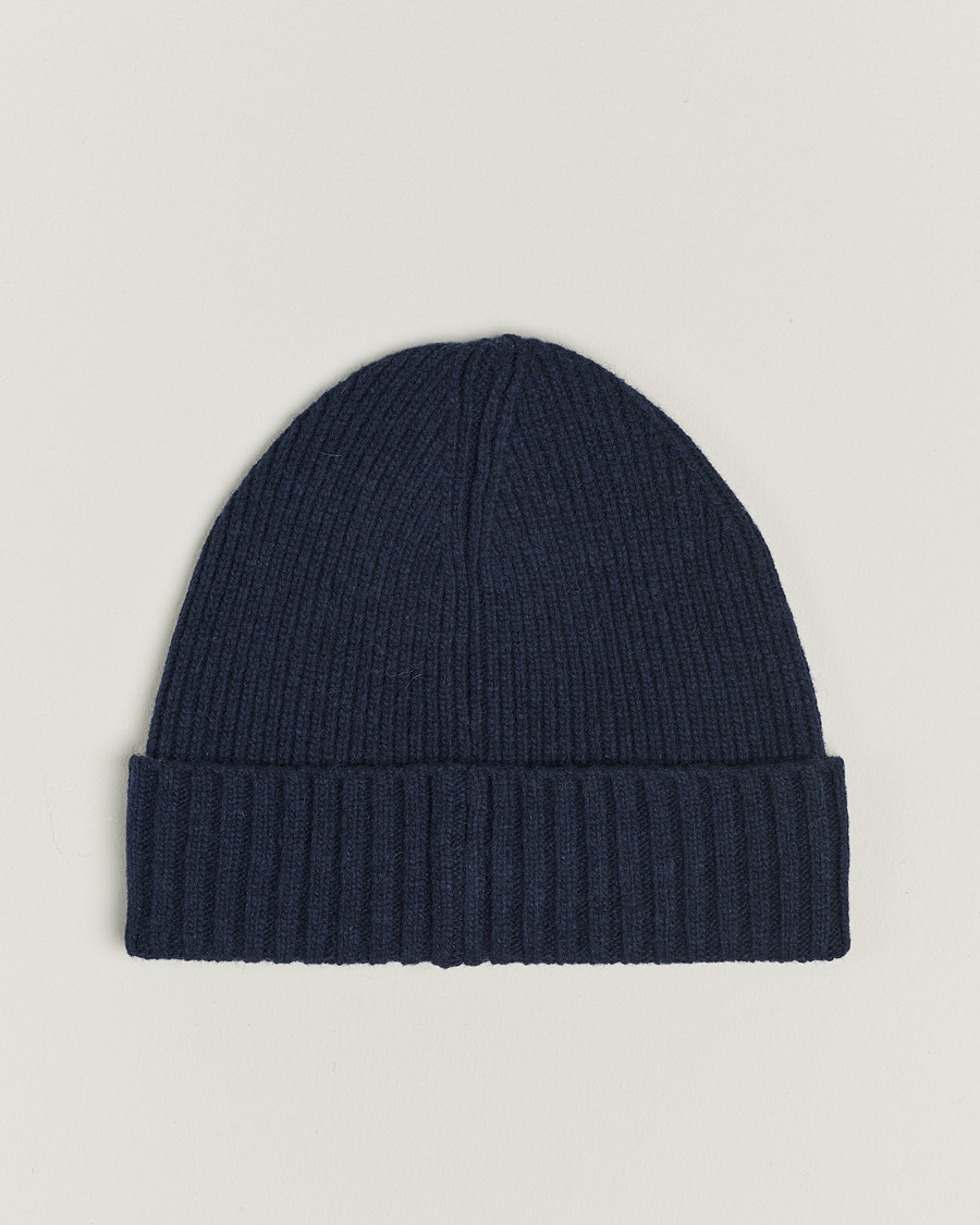 Homme | Bonnets | GANT | Wool Lined Beanie Marine