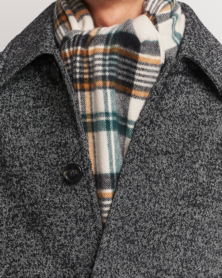 Heren | GANT Wool Multi Checked Scarf Putty Multi | GANT | Wool Multi Checked Scarf Putty Multi