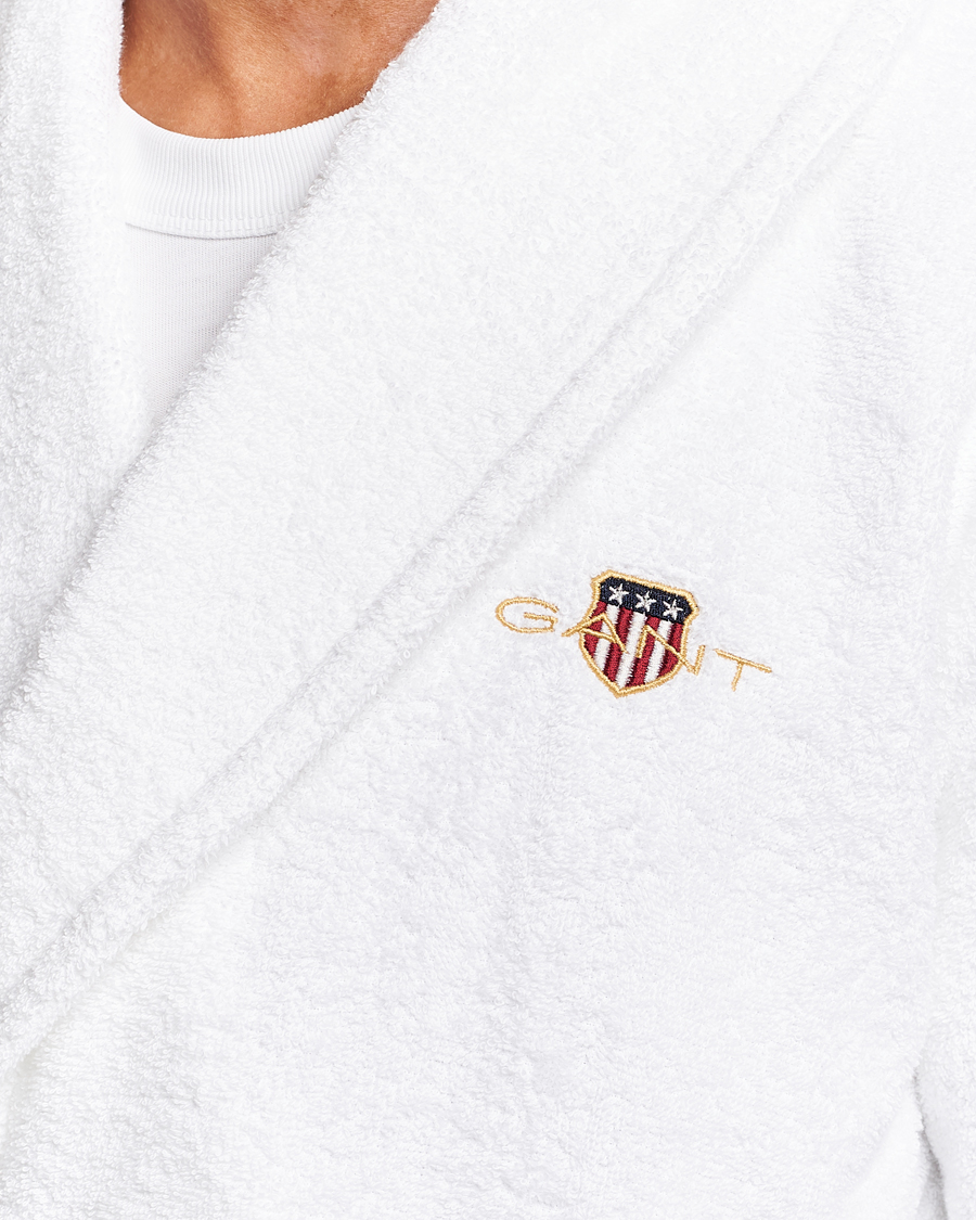 Heren | GANT Archive Shield Terry Robe White | Gant | Archive Shield Terry Robe White