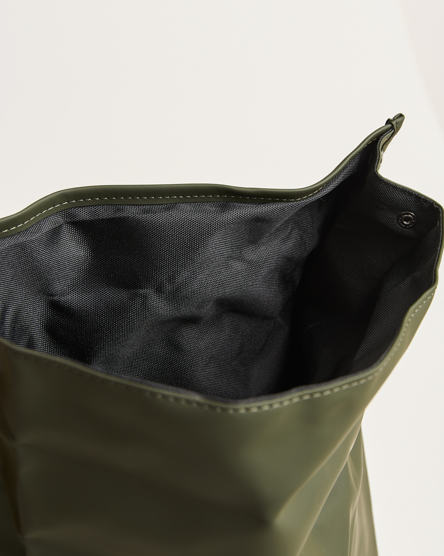 Heren | Tassen | RAINS | Rolltop Rucksack Green