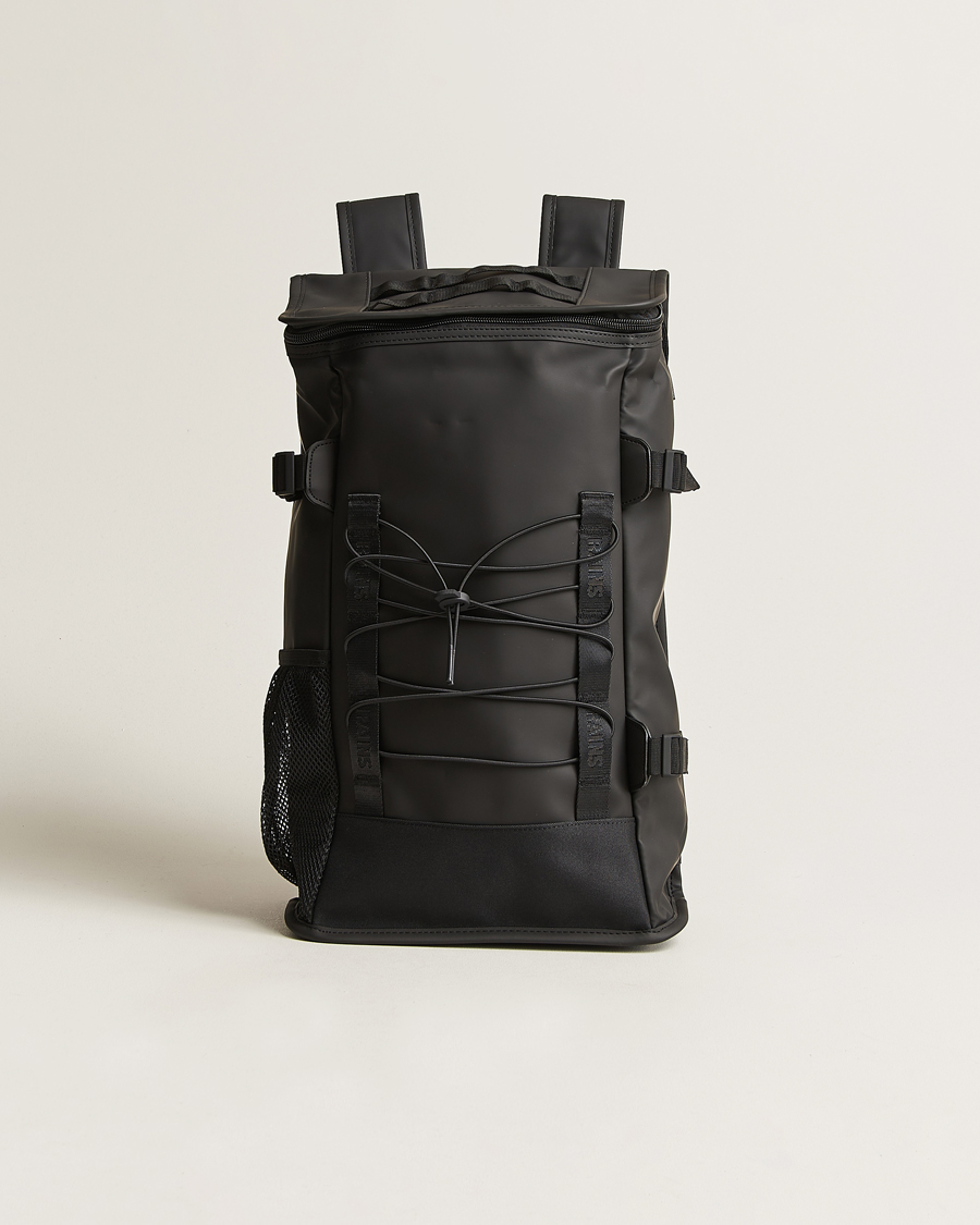 Homme | RAINS Trail Mountaineer Backpack Black | RAINS | Trail Mountaineer Backpack Black