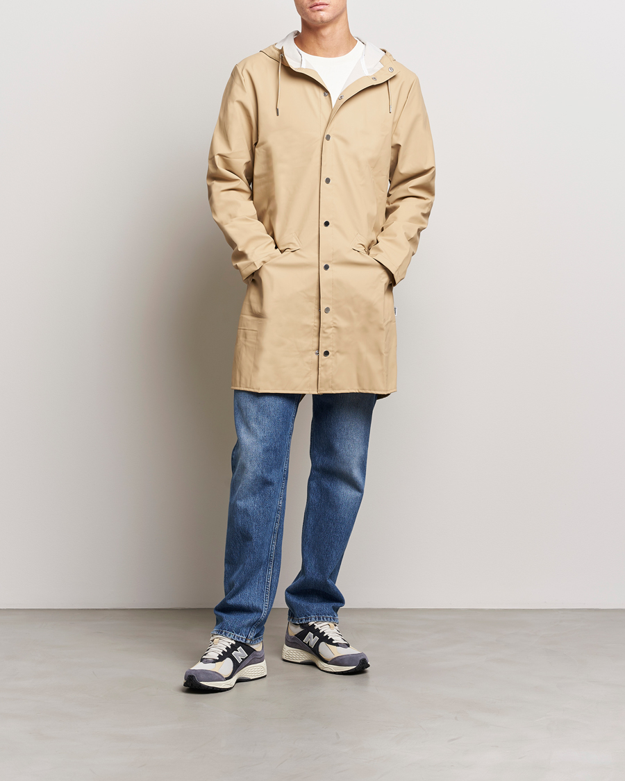 Homme | Manteaux Et Vestes | RAINS | Long Jacket Sand