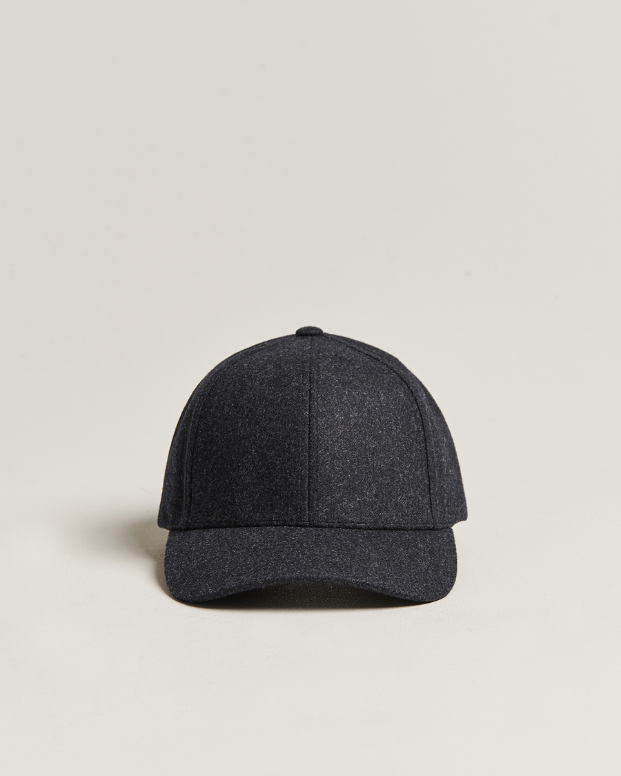 Homme | Bobs Et Casquettes | Varsity Headwear | Flannel Baseball Cap Jade Black