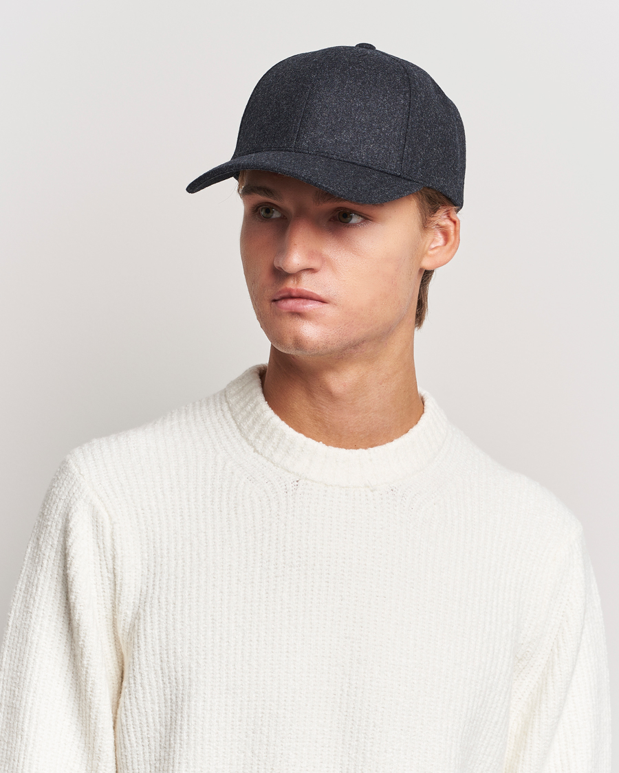 Homme | Bobs Et Casquettes | Varsity Headwear | Flannel Baseball Cap Jade Black