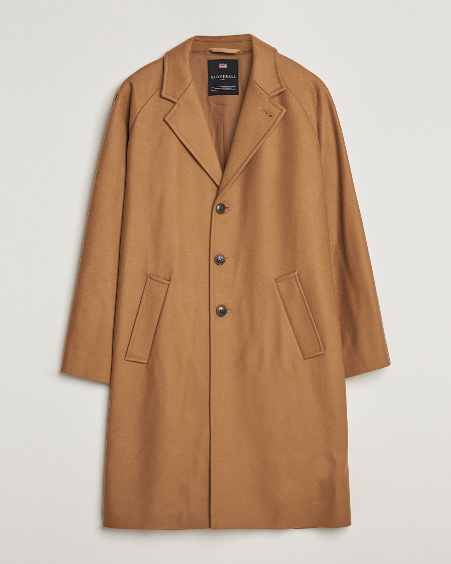 Homme | Manteaux Et Vestes | Gloverall | Chesterfield Wool/Cashmere Raglan Coat Camel