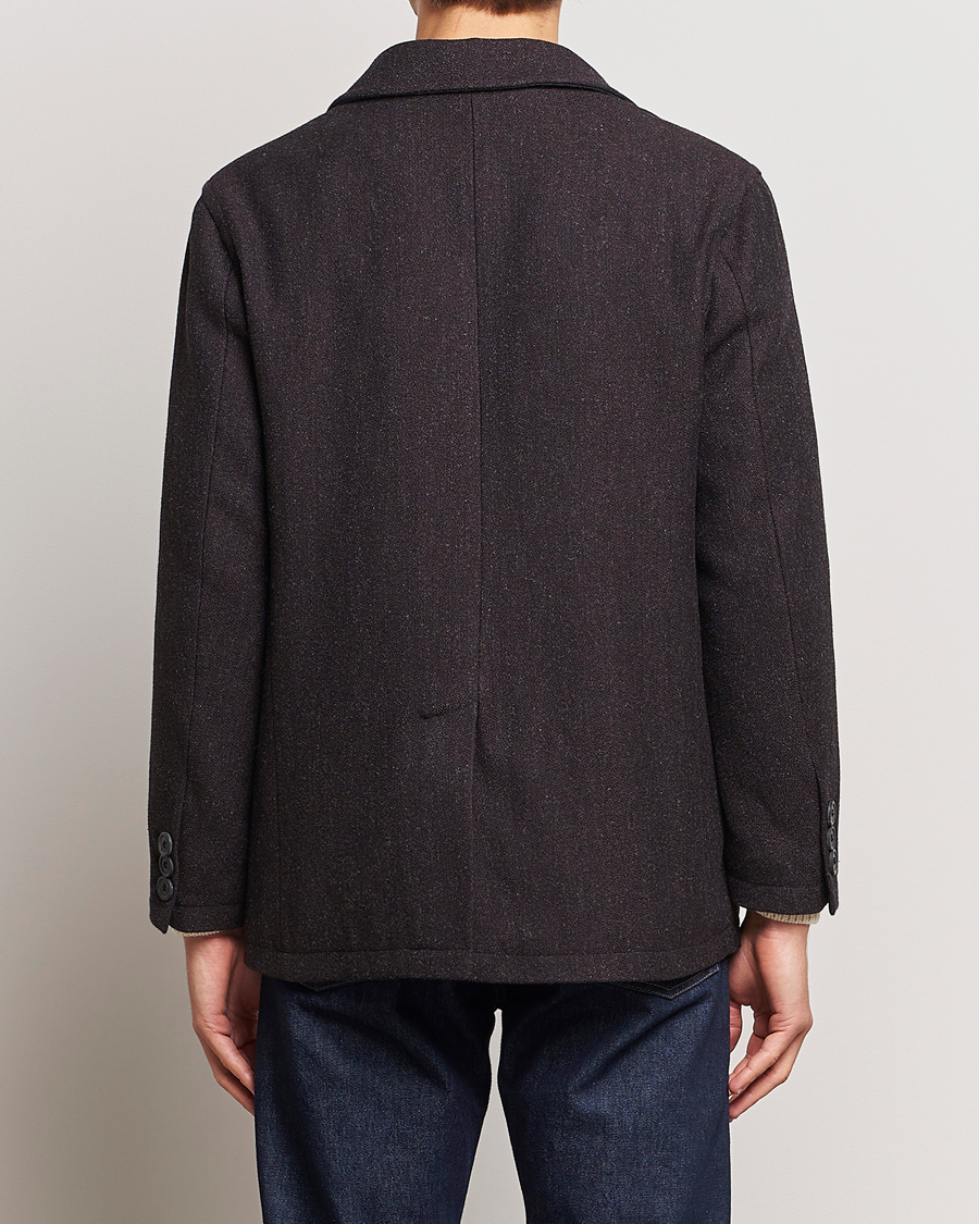 Heren | Jassen | Gloverall | Wool Worker Shirt Jacket Mulberry