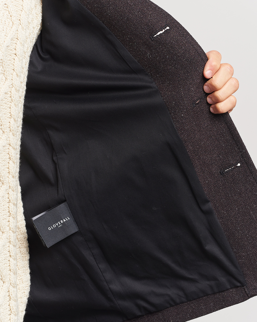 Heren | Jassen | Gloverall | Wool Worker Shirt Jacket Mulberry