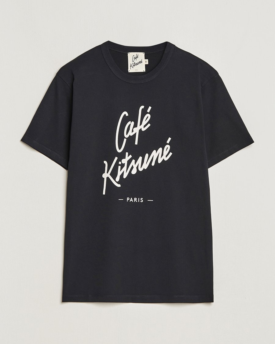 Homme | T-shirts | Café Kitsuné | Crew T-Shirt Black