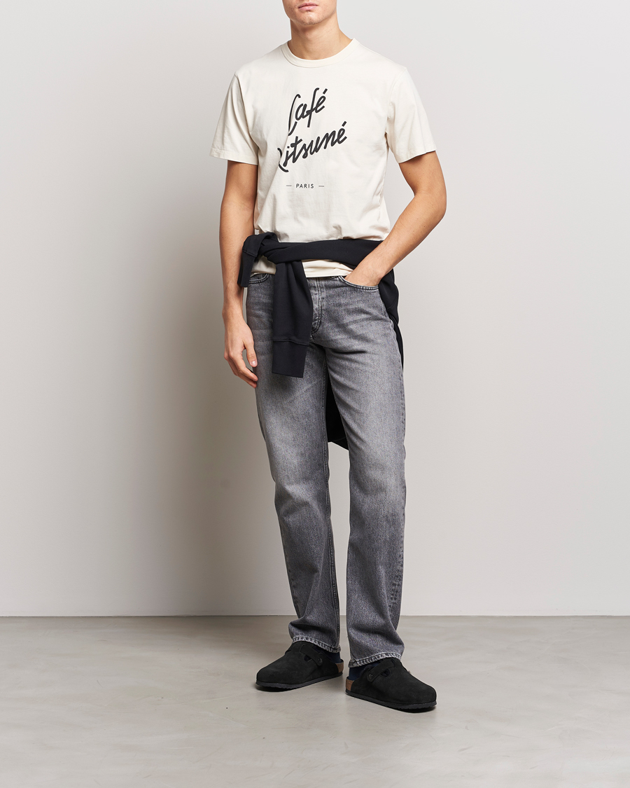 Homme | T-shirts | Café Kitsuné | Crew T-Shirt Latte