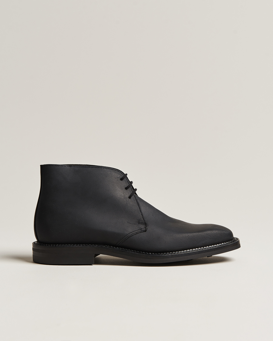 Homme | Bottes | Crockett & Jones | Molton Chukka Black Rough-Out Suede