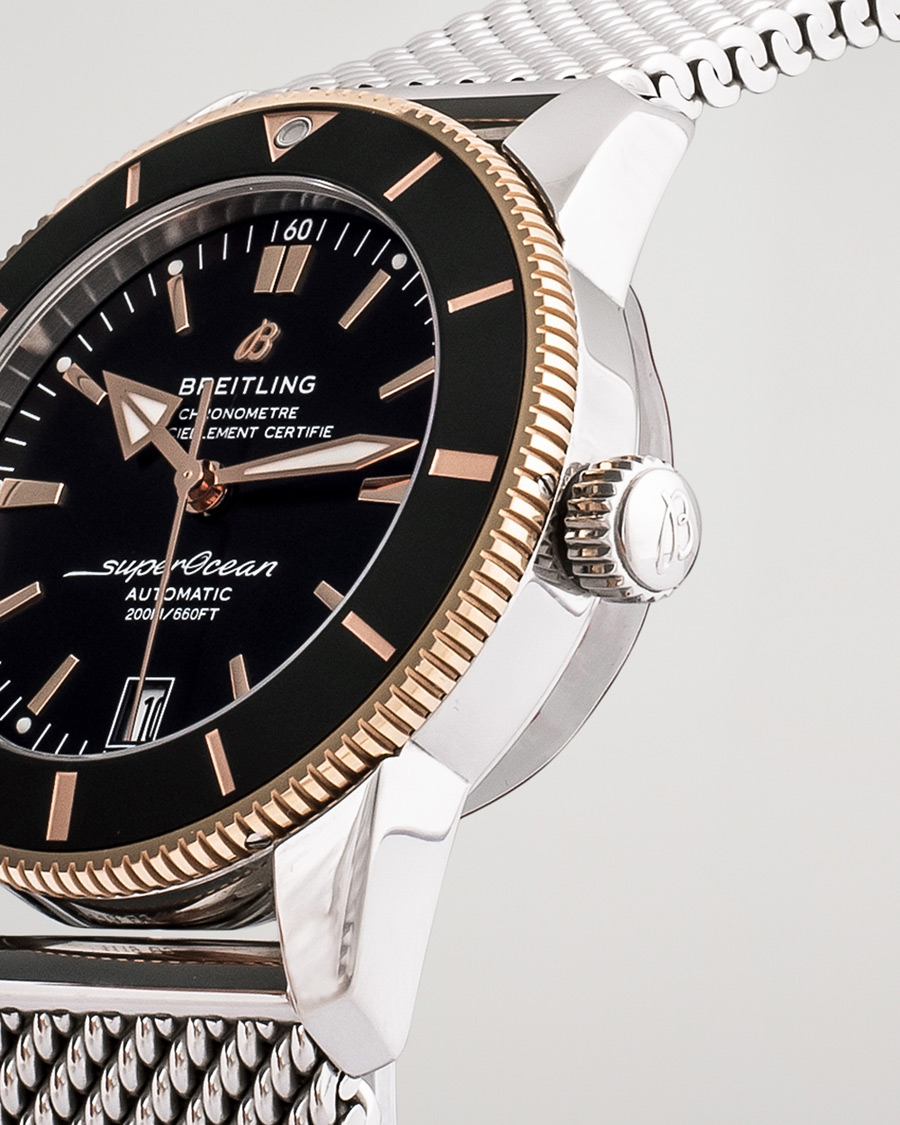 Homme | Breitling Pre-Owned Superocean Heritage 42 UB2010 Steel Black | Breitling Pre-Owned | Superocean Heritage 42 UB2010 Steel Black