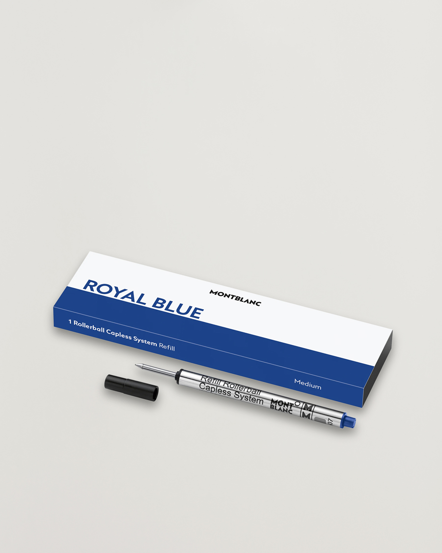 Homme | Stylos | Montblanc | 1 Rollerball M Capless System Refill Royal Blue