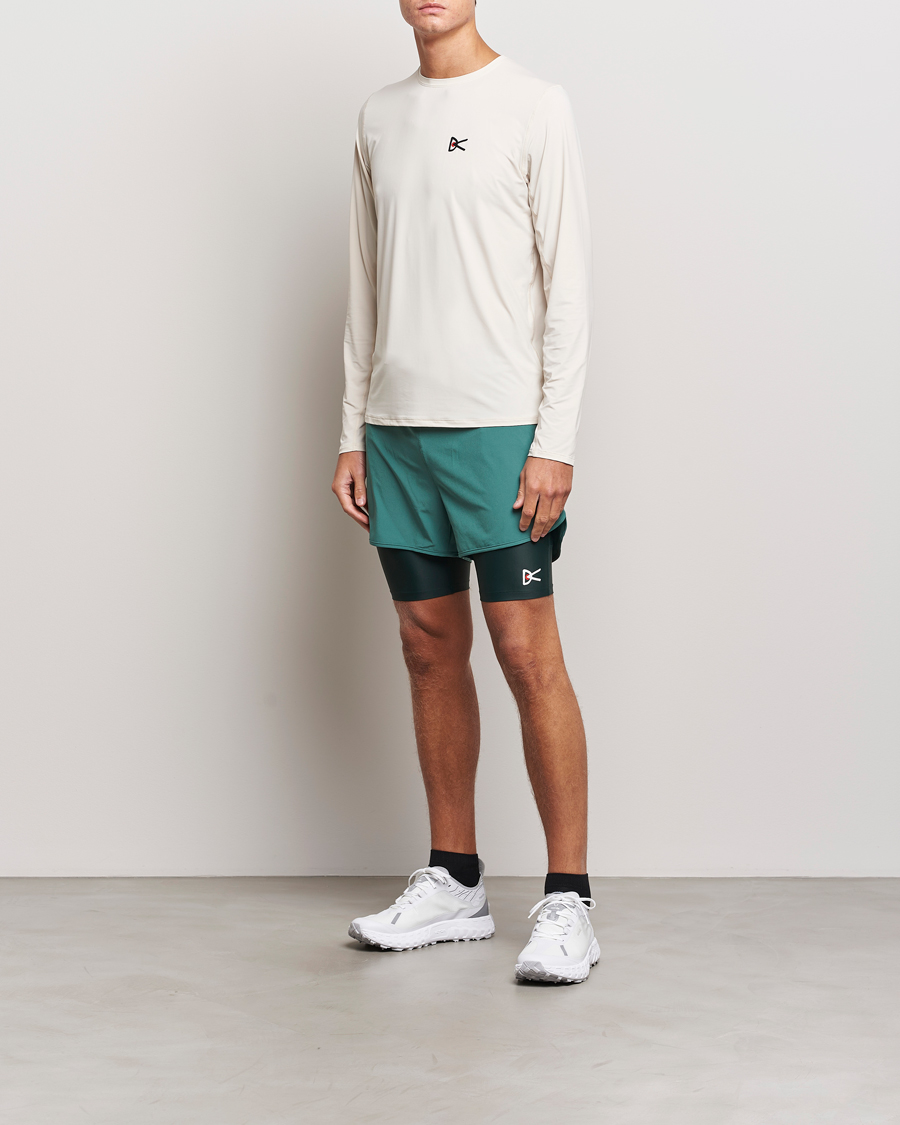 Heren | T-shirts | District Vision | Ultralight Aloe Long Sleeve Mushroom