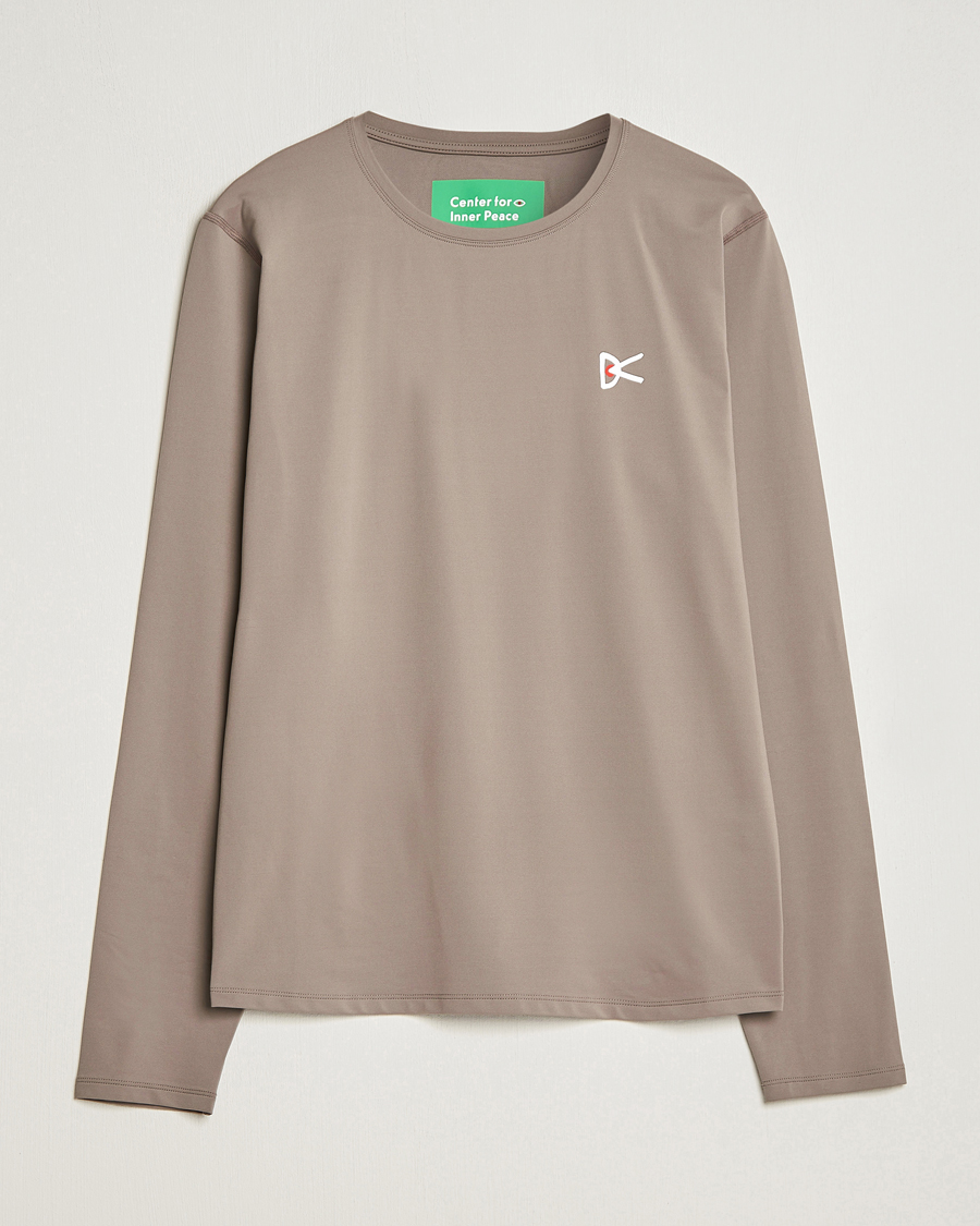 Heren | T-shirts | District Vision | Lightweight Long Sleeve T-Shirt Silt