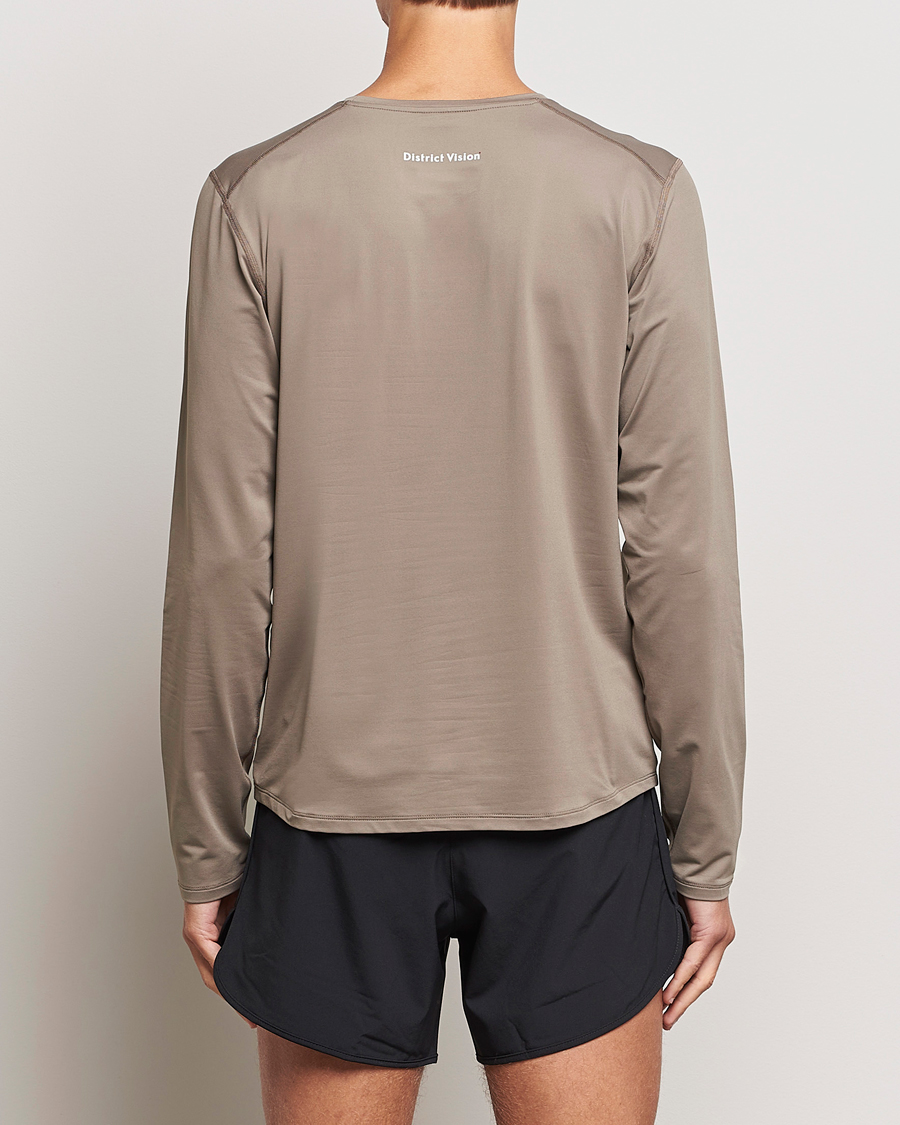 Heren | T-shirts | District Vision | Lightweight Long Sleeve T-Shirt Silt