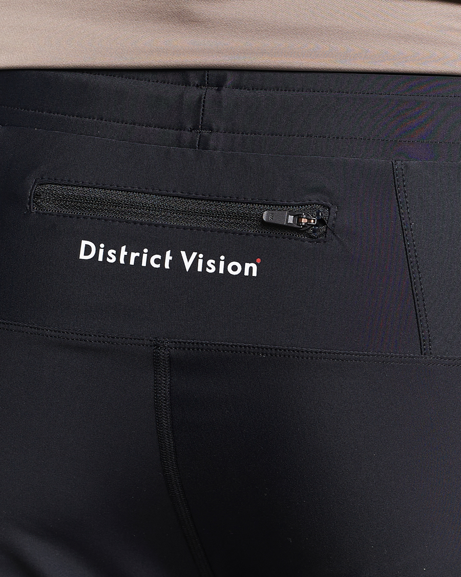 Heren | Broeken | District Vision | Recycled Pocketed Tights Black
