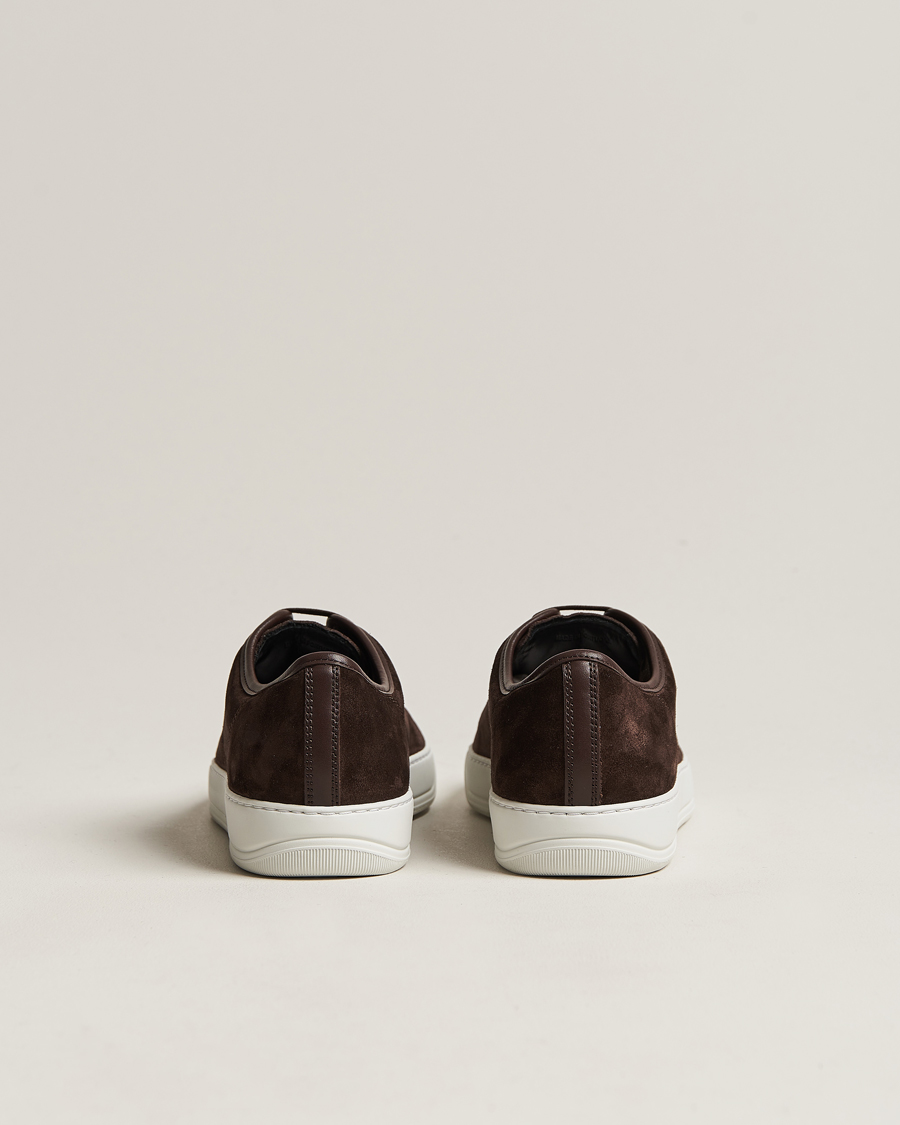 Homme | Lanvin Nappa Cap Toe Sneaker Espresso | Lanvin | Nappa Cap Toe Sneaker Espresso