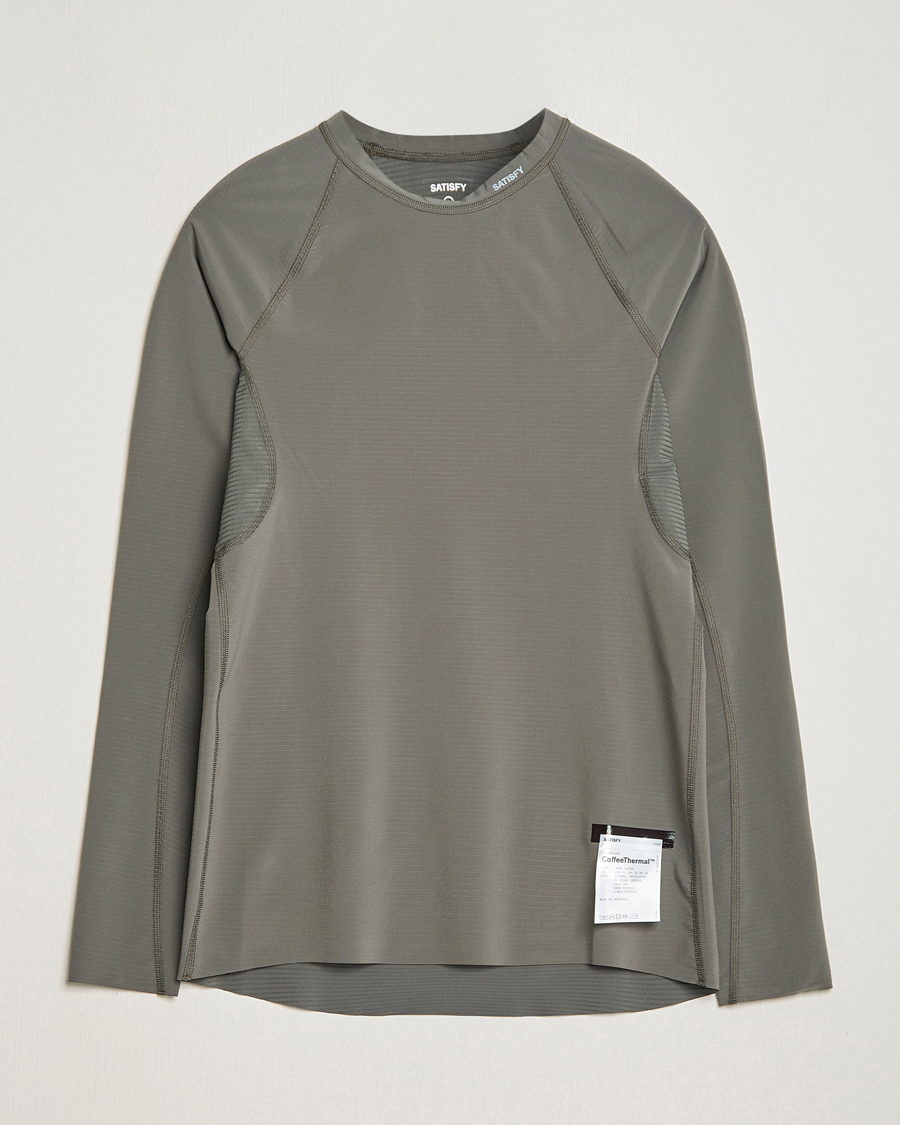 Homme | T-shirts | Satisfy | CoffeeThermal Base Layer Dark Natural