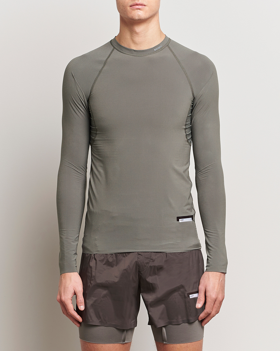 Homme | T-shirts | Satisfy | CoffeeThermal Base Layer Dark Natural