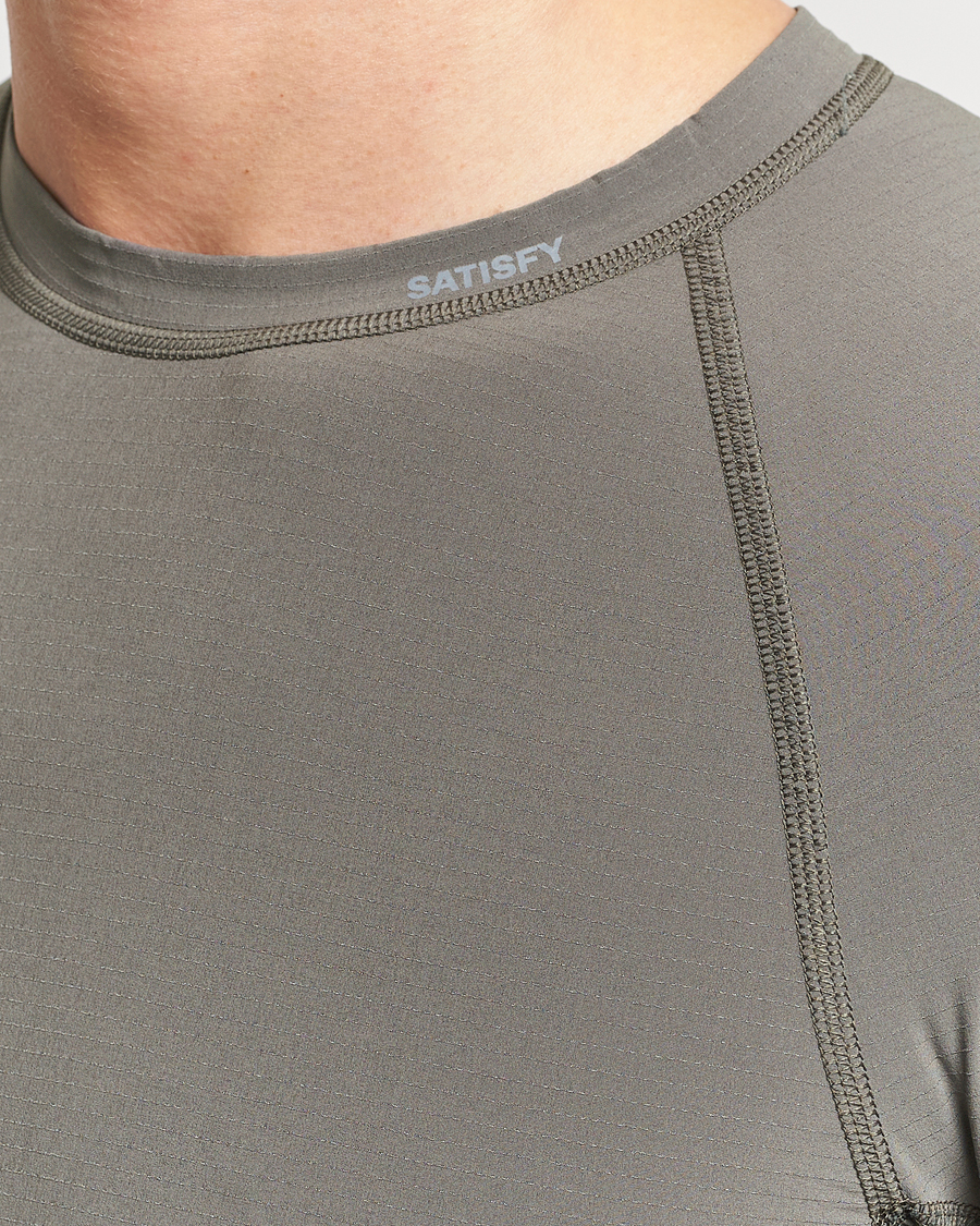 Homme | T-shirts | Satisfy | CoffeeThermal Base Layer Dark Natural