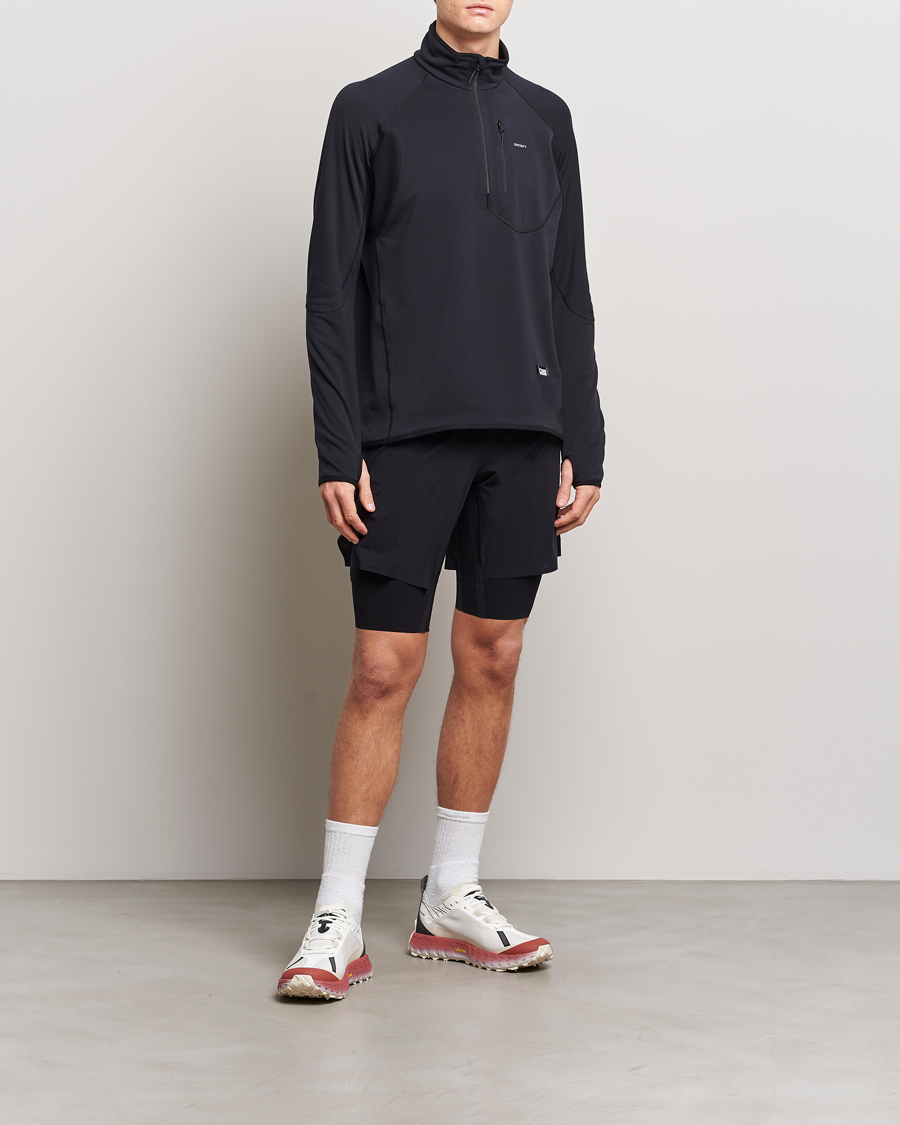 Homme | Pulls Et Tricots | Satisfy | GhostFleece Half Zip Black