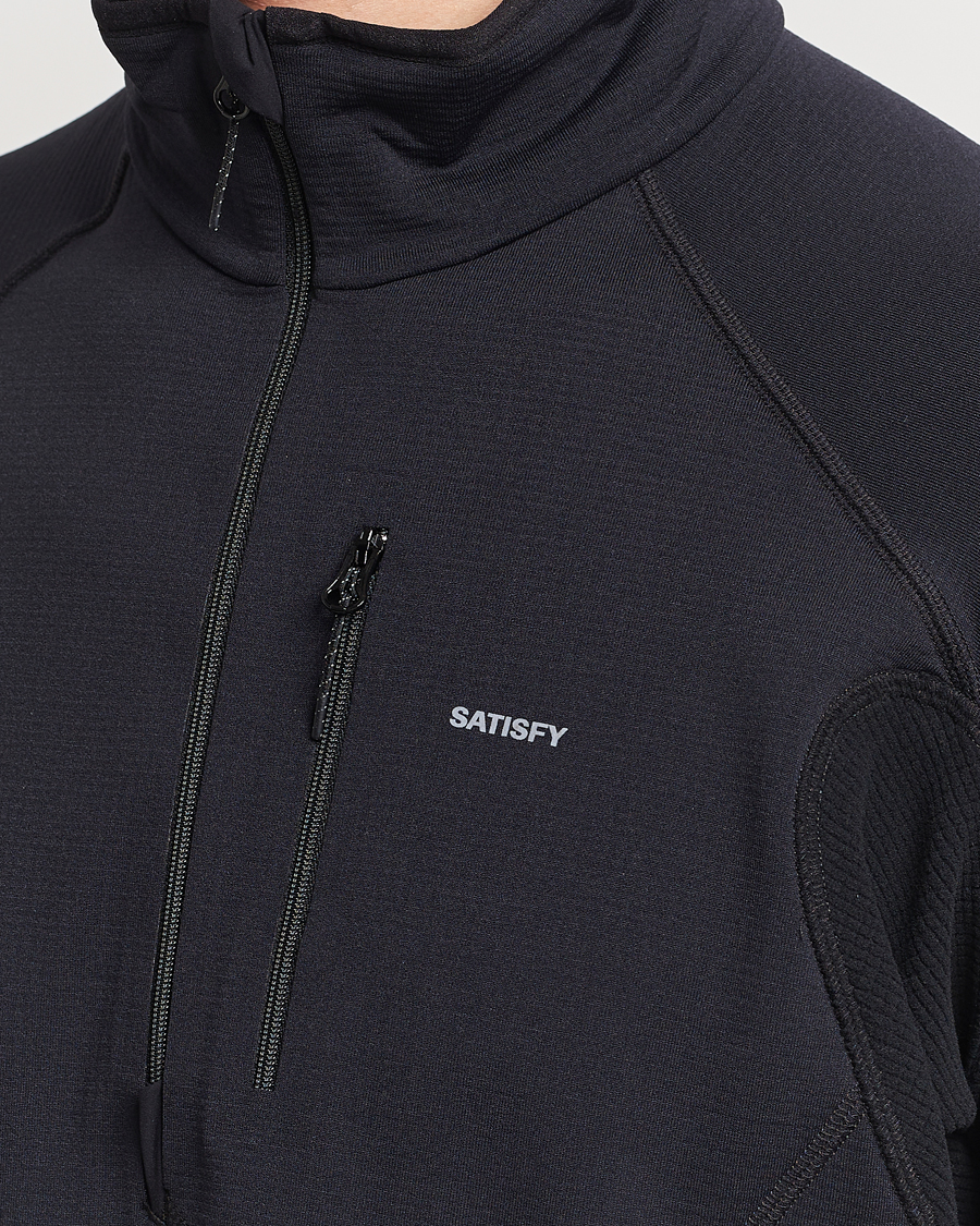 Homme | Pulls Et Tricots | Satisfy | GhostFleece Half Zip Black