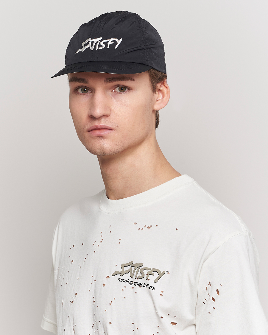 Homme | Satisfy FliteSilk Running Cap Black | Satisfy | FliteSilk Running Cap Black