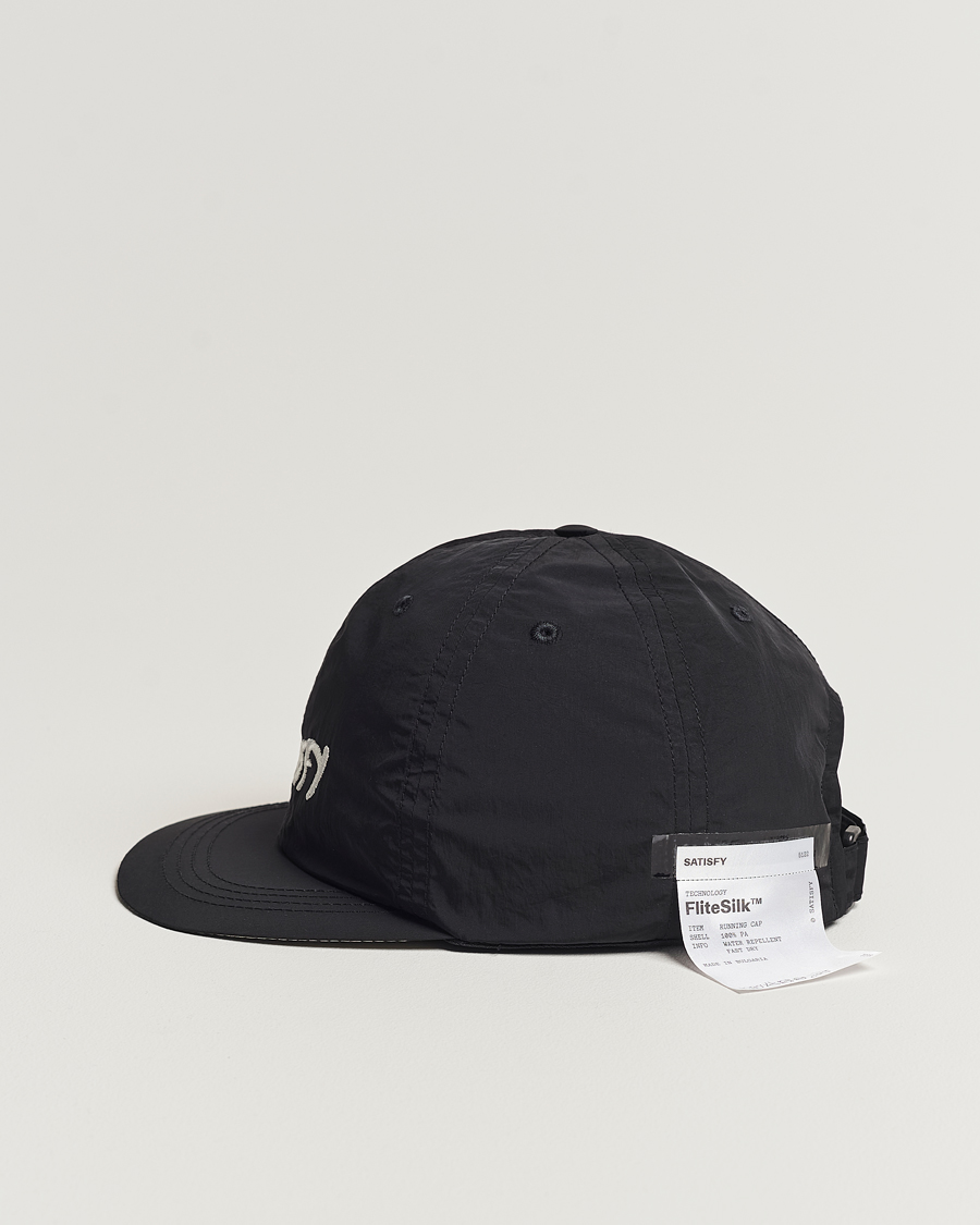 Homme | Satisfy FliteSilk Running Cap Black | Satisfy | FliteSilk Running Cap Black
