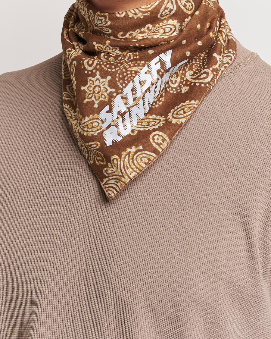 Homme | Satisfy Japanese Cotton Bandana Brown | Satisfy | Japanese Cotton Bandana Brown