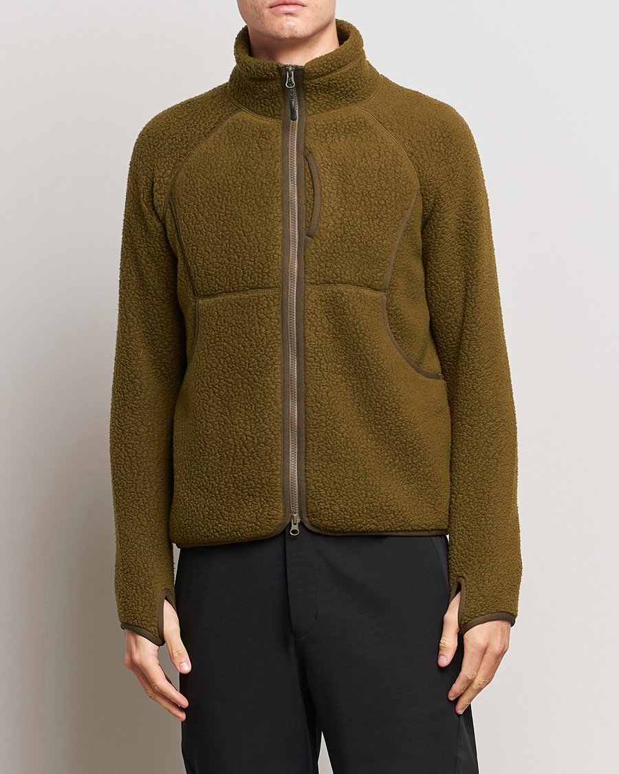 Homme | Pulls Et Tricots | Snow Peak | Thermal Boa Fleece Jacket Olive