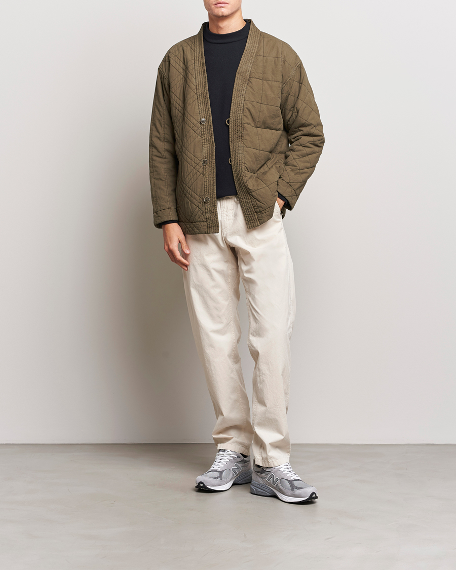 Homme | Manteaux Et Vestes | Snow Peak | Natural Dyed Quilted Jacket Olive
