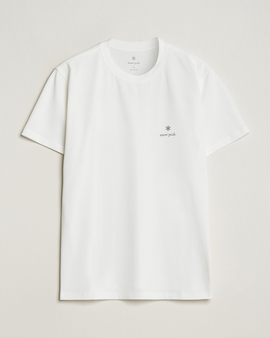 Homme | T-shirts | Snow Peak | Logo T-Shirt White