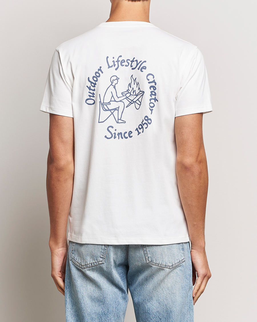 Homme | T-shirts | Snow Peak | Camping Club T-Shirt White