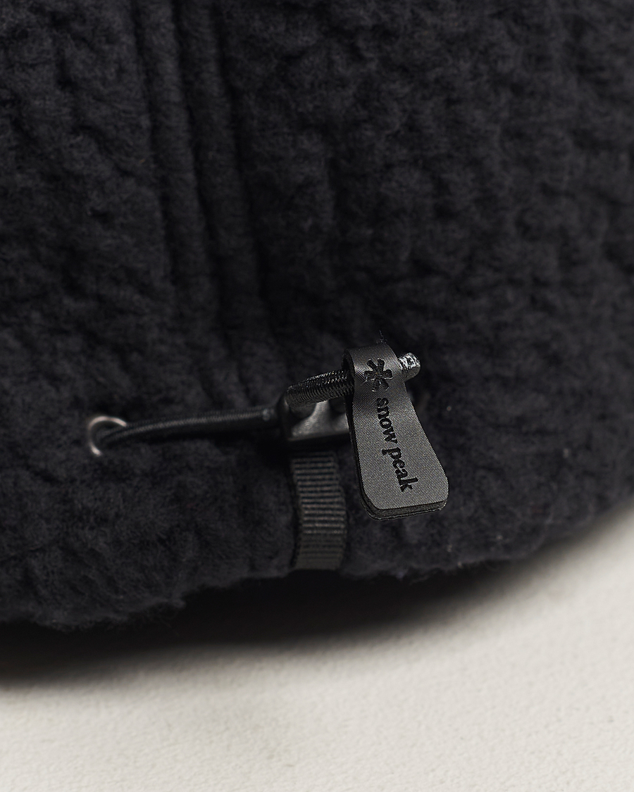 Homme | Snow Peak Thermal Boa Fleece Cap Black | Snow Peak | Thermal Boa Fleece Cap Black