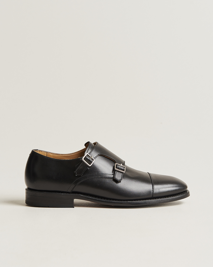 Homme | Myrqvist Ålsten Double Monkstrap Black Calf | Myrqvist | Ålsten Double Monkstrap Black Calf