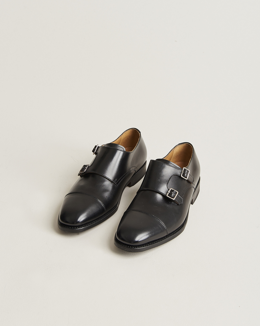Homme | Myrqvist Ålsten Double Monkstrap Black Calf | Myrqvist | Ålsten Double Monkstrap Black Calf