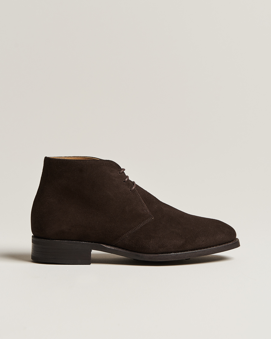 Heren | Myrqvist Gyllsjö Chukka Boot Dark Brown Suede | Myrqvist | Gyllsjö Chukka Boot Dark Brown Suede