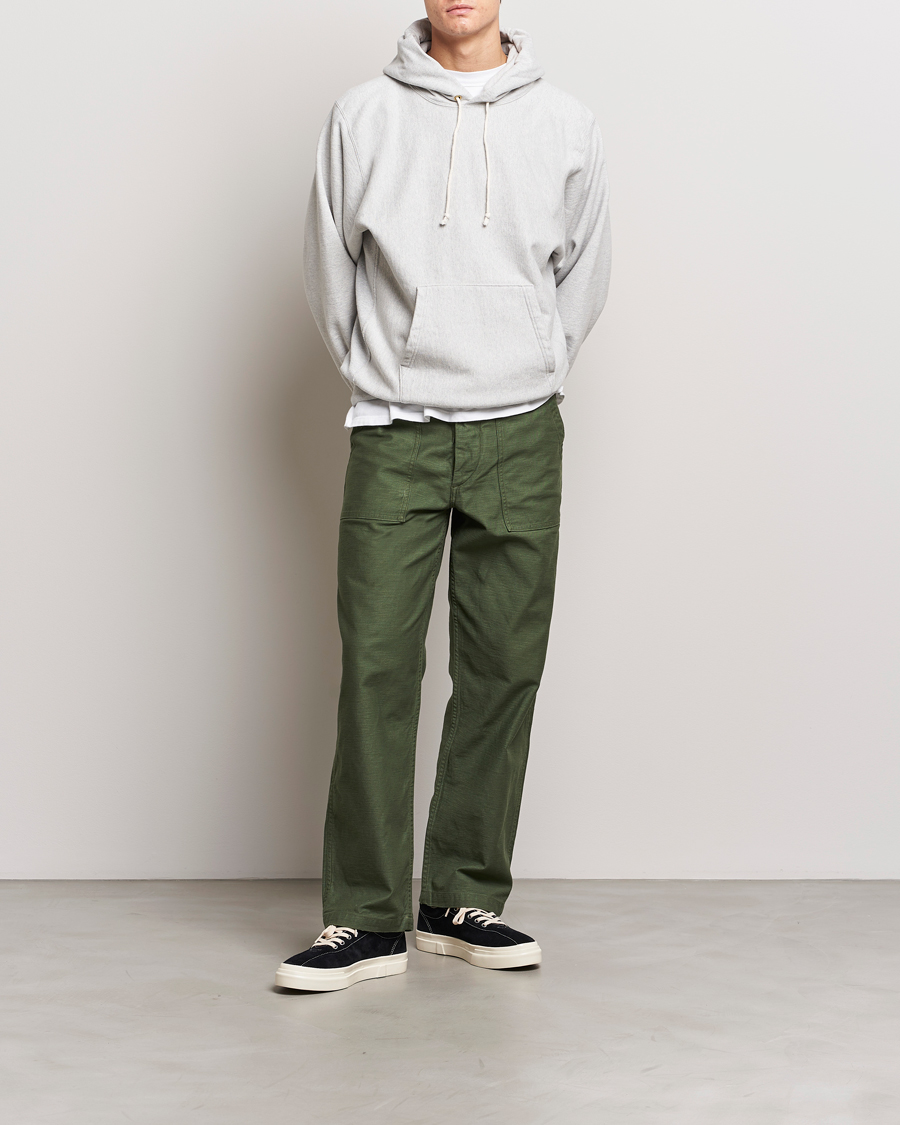 Homme | Pulls Et Tricots | orSlow | Heavy Weight Vintage Hoodie Light Grey
