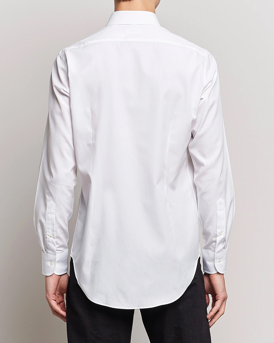Homme | Chemises | Kamakura Shirts | Slim Fit Broadcloth Shirt White