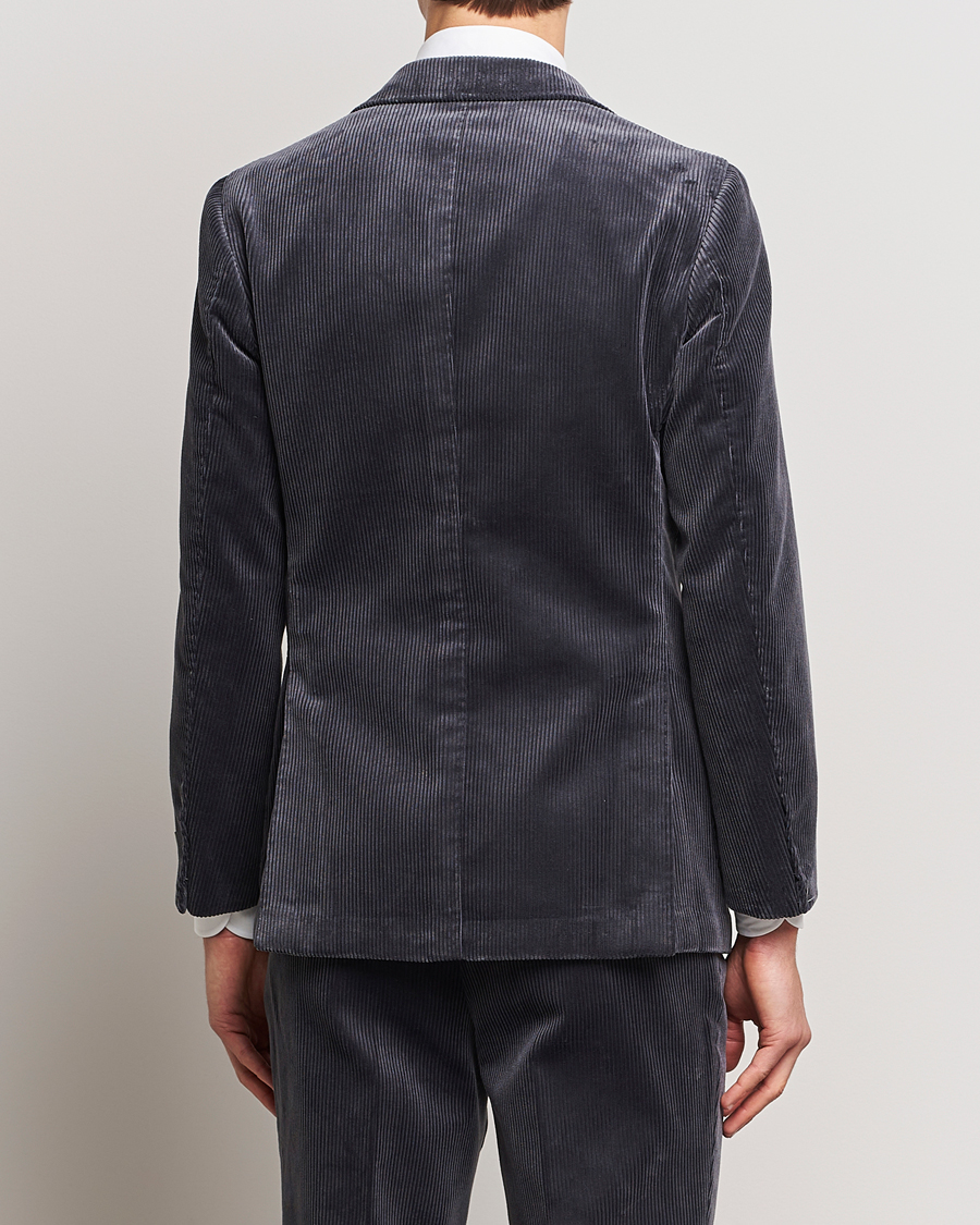 Heren | Blazers | Beams F | Corduroy Blazer Charcoal