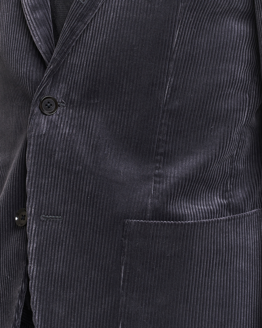 Heren | Blazers | Beams F | Corduroy Blazer Charcoal
