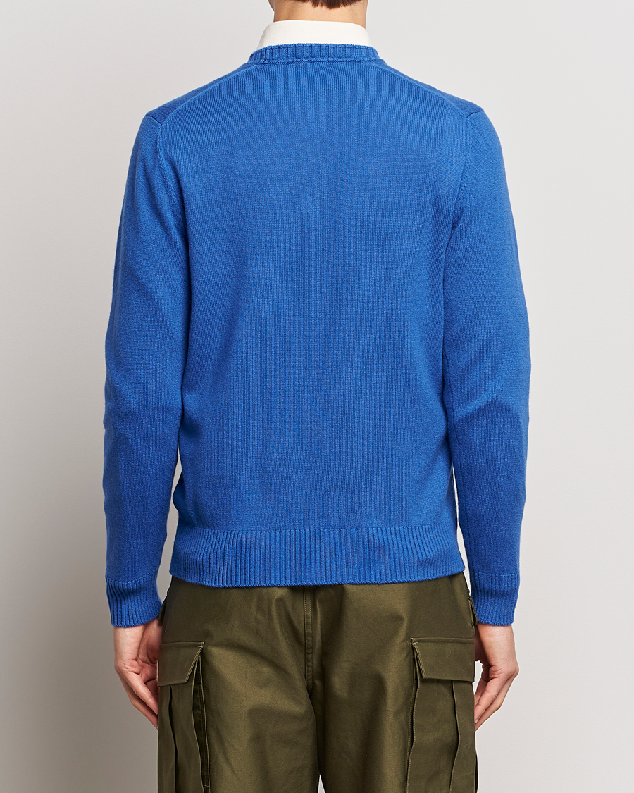 Heren | Truien | Beams F | Cashmere Crew Neck Jumper Royal Blue