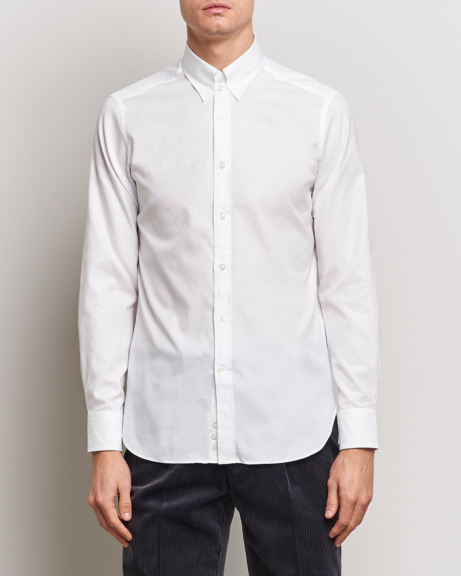 Homme | Chemises | Beams F | Oxford Tab Collar Shirt White